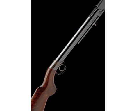 A SCARCE .25 SMOOTHBORE F. LANGENHAN MILLITA BREAK-BARREL AIR-RIFLE, serial no. 95461, circa 1925, with expertly reblued octa