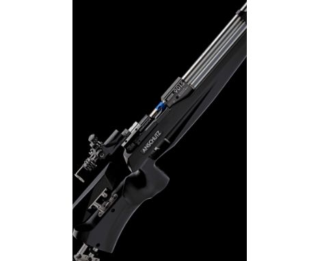 A CASED ANSCHUTZ .177 MODEL 9015 PRE-CHARGED PNEUMATIC AIR-RIFLE, serial no. 3151219, with satin alloy shrouded 27 1/2in. bar