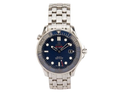OMEGA A BOXED 'SEAMASTER' COAXIAL PROFESSIONAL GENTLEMAN'S WATERPROOF SPORTS WATCH, serial no. 88950972, for 2017, with calib