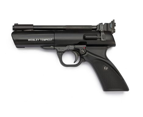 A CASED .22 WEBLEY TEMPEST CENTENNIAL LIMITED EDITION AIR-PISTOL, serial no. TR HT 00027, being number 27 of 2000 produced in