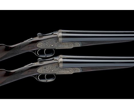 E.J. CHURCHILL (GUNMAKERS) LTD. A PAIR OF 12-BORE 'IMPERIAL' SIDELOCK EJECTORS, serial no. 7727 / 8, circa 1960, 25in. nitro 
