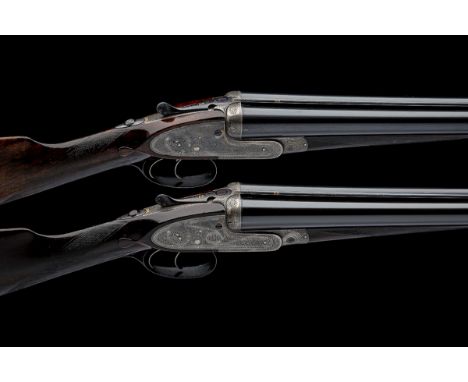 HENRY ATKIN (FROM PURDEY'S) A MATCHED PAIR OF 12-BORE SELF-OPENING SIDELOCK EJECTORS, serial no. 2335 / 2606, circa 1916 and 