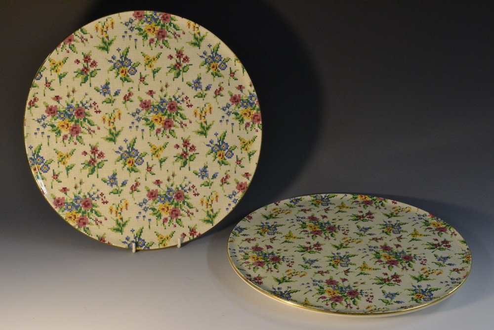 A pair of Royal Winton Grimwades Queen Royal Winton Royal Winton Queen Anne