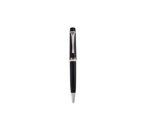 Y MONTBLANC, DONATION PEN, 8503, HERBERT VON KARAJAN A SPECIAL EDITION BALLPOINT PENCap and Barrel: black resin cap with pian