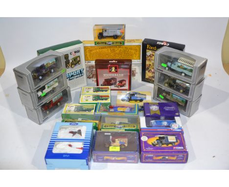 Corgi Classics and Similar Commercial Vehicles, a boxed collection of mainly prewar vehicles including Queens 40th Anniversar