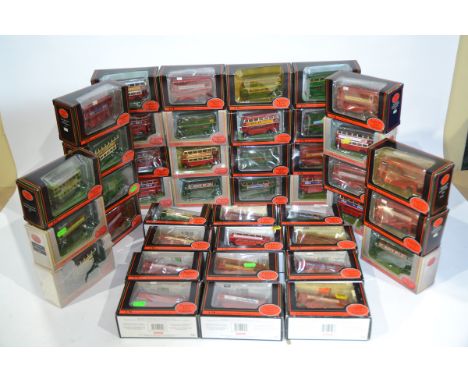 Exclusive First Editions London Area Buses, a boxed collection 1:76 scale of London Transport, Green line and other all doubl