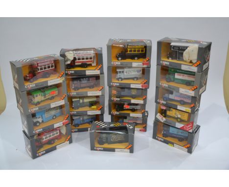Corgi Classics Commercial Vehicles, a collection of vintage commercial vehicles including buses, haulage and delivery models 