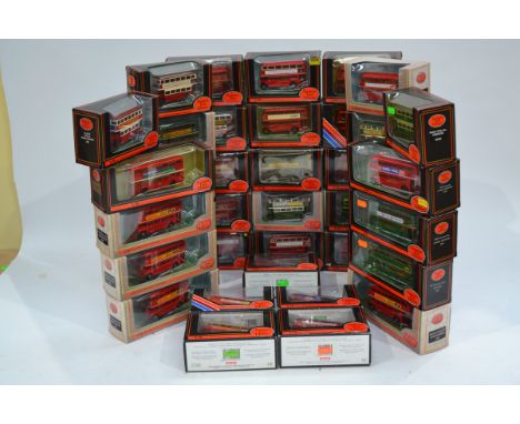 Exclusive First Editions London Area Buses, a boxed collection 1:76 scale of London Transport, Green line and other all doubl