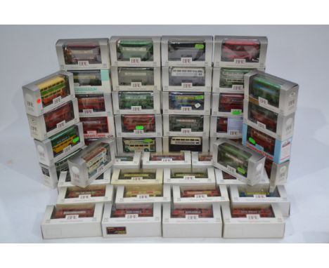 Exclusive First Editions Vintage Double Decker Buses, a boxed collection of 1:76 scale models including a quantity of Code 3 