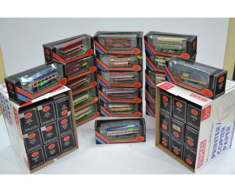 Exclusive First Editions De-Regulation Buses and Coaches, a boxed collection of vintage and modern single and double decker b