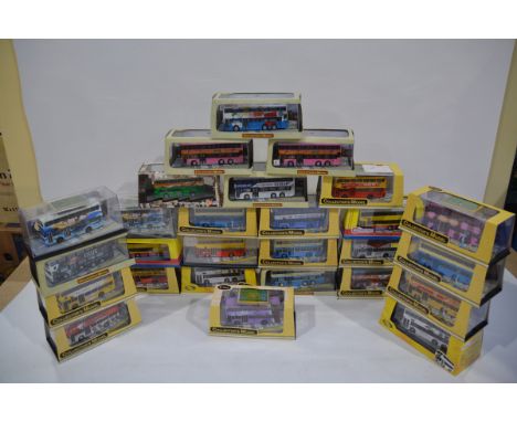 Collector's Model Far Eastern Buses, a cased collection (three minus card sleeves) of limited edition 1:76 scale double deck 