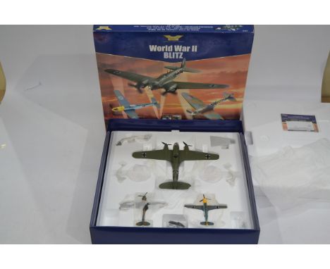 Corgi Aviation Archive 1:72 Scale Blitz Set, a boxed limited edition  AA99127 set including Heinkel He 111, Messerschmitt Me 