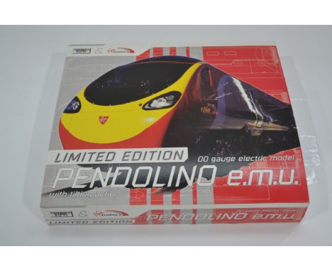 Dapol OO Gauge Virgin Trains Pendolino Set, a boxed D390-7 limited edition Pendolino four car EMU with tilting action Virgin 