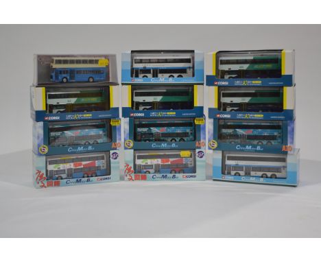 Corgi 1:76 Original Omnibus KCR &amp; CMB Models, 44801, 43210 (2), 43206 (2), 43202 (4), CMB A20 Airport Express To Central 