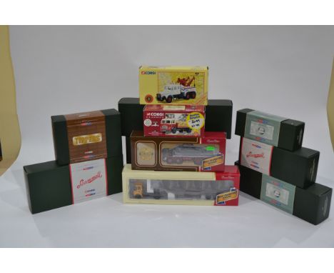 Corgi Haulage and Commercial Models, a boxed group of eleven including Premium Edition Scammell CC10704 Westfield Transport a