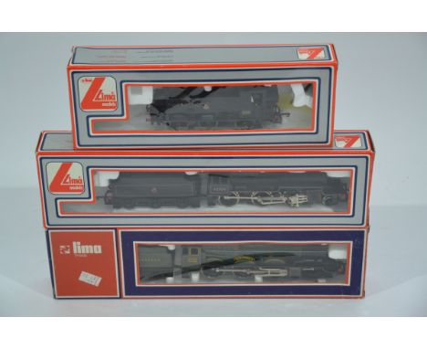 Lima OO Gauge British Outline Steam Locomotives, three boxed examples, locomotives with tenders 5103W GWR 6000 King George IV