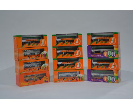 Corgi 1:76 Original Omnibus First Bus Models, in original cases, E, cases G-E (12)