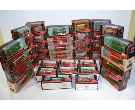 Exclusive First Editions London Area Buses, a boxed collection 1:76 scale of London Transport, Green line and other all doubl