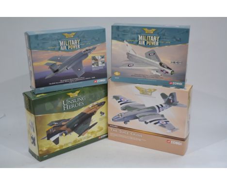 Corgi Aviation Archive 1:72 Scale Military Aircraft, four boxed limited edition examples Suez Crisis AA34701 English Electric