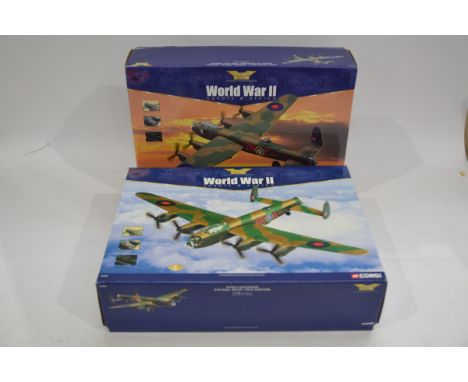 Corgi Aviation Archive 1:72 Scale Europe and Africa Lancasters, two boxed limited edition models, AA32604 Avro Lancaster I Ad