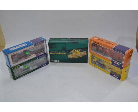 Corgi Haulage Vehicles, five boxed 1:50 scale examples, 75901 Cyril Knowles Leyland DAF, 75902 Blue Circle Cement 75902, CC12