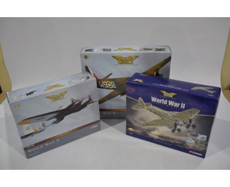Corgi Aviation Archive 1:72 Scale  WWII Aircraft, three boxed limited edition examples including Heinkel HEIIIH-6 AA33705 Rus