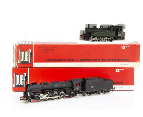 Jouef HO Gauge French Steam Locomotives, a boxed group of four SNCF examples locomotives with tenders 8273 Miramas 141 R 1246