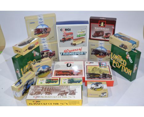 Corgi Classics and Similar Commercial Vehicles, a collection of mainly pre-war vehicles including C89 Sixty years of Transpor