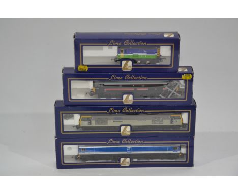 Lima OO Gauge British Outline Diesel Locomotives, four boxed examples Class 60 204876A7 Brecon Beacons in Mainline livery, Cl