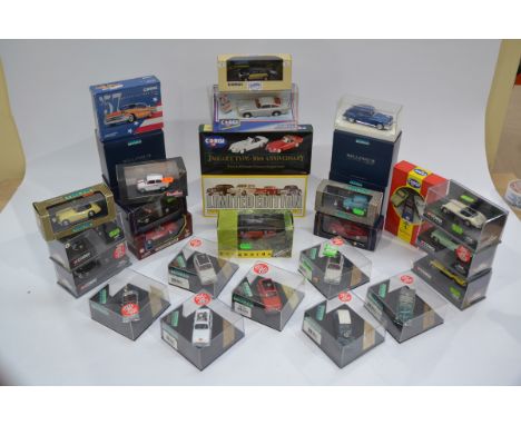 Modern Diecast Vehicles, a boxed/cased collection of postwar private vehicles examples by Vitesse (9) Vitesse Millennium Coll