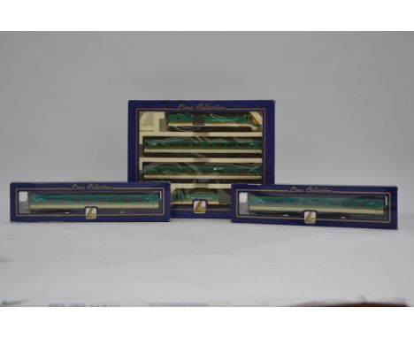 Lima OO Gauge British Outline High Speed Midland Mainline Train Pack and Coaches, a boxed L149806 four car pack Midland Pride