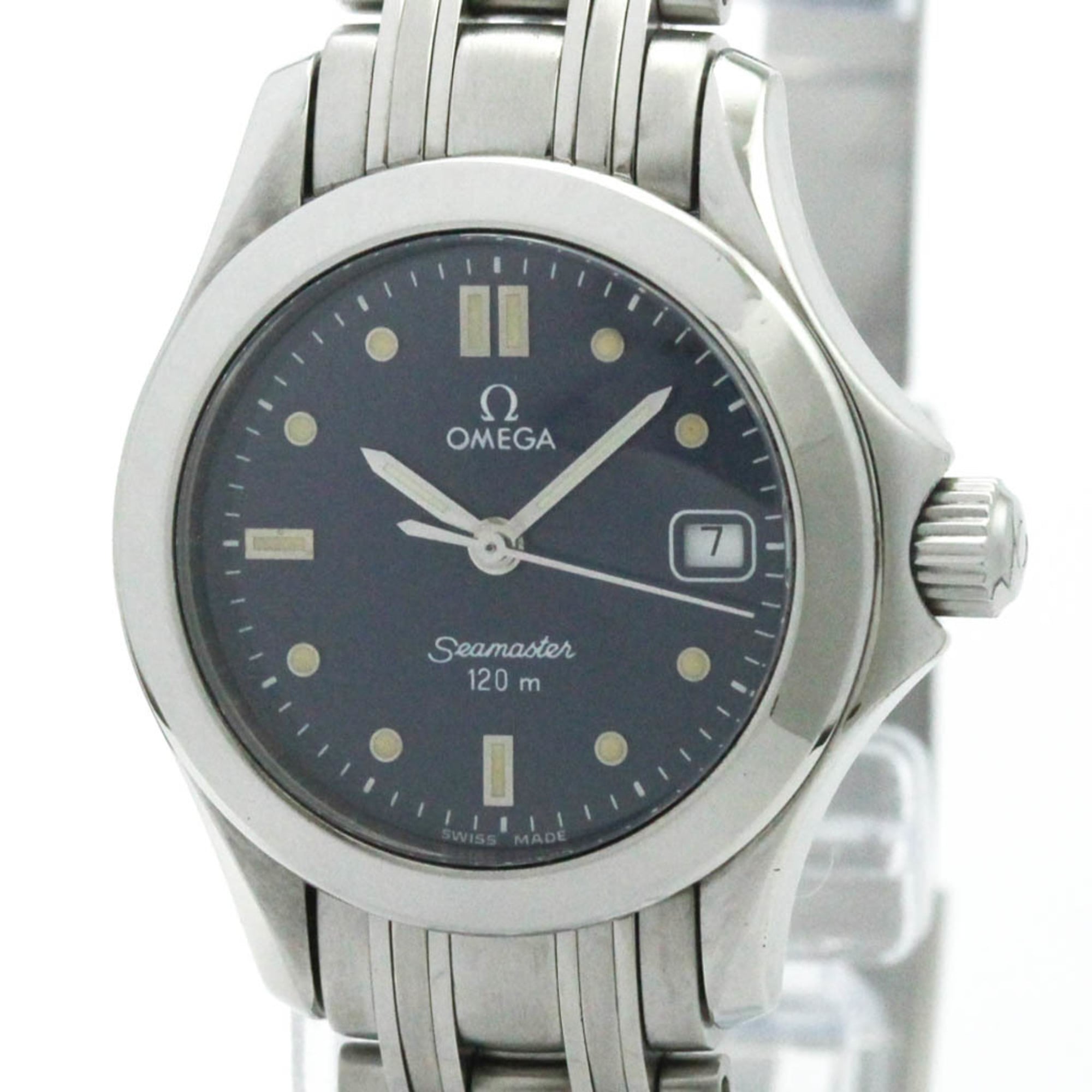 OMEGA Seamaster 120M Steel Quartz Ladies Watch 2581.80 Polished