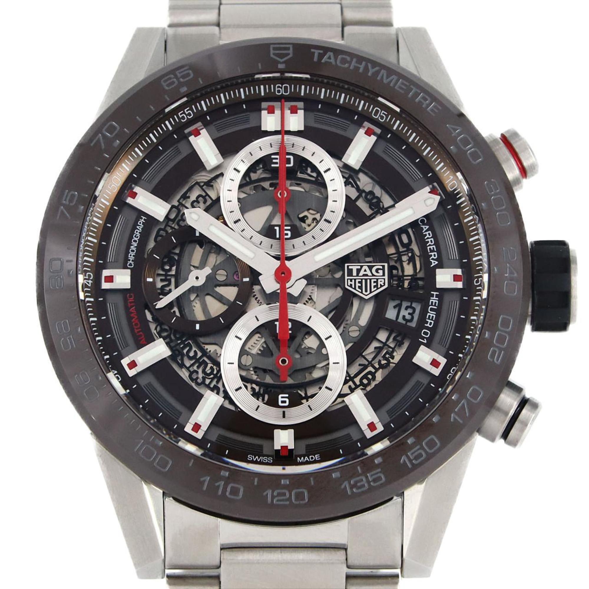 TAG Heuer Carrera Calibre 01 Chronograph CAR201U.BA0766 SS Wristwatch Automatic
