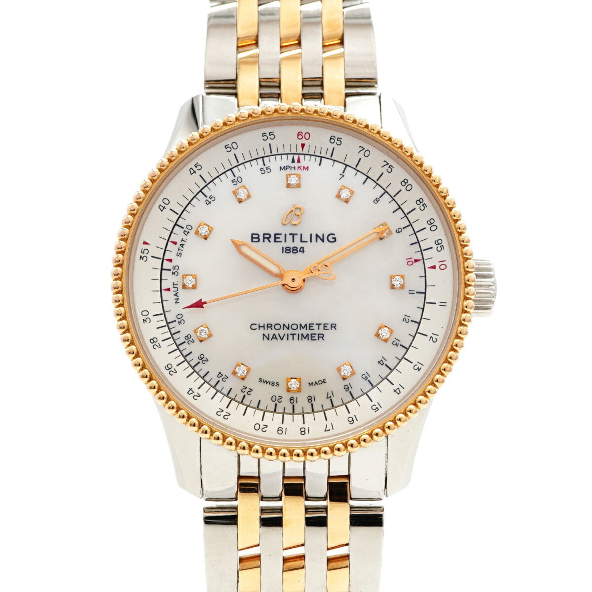 Breitling Navitimer U17395 White Dial Women\'s Watch