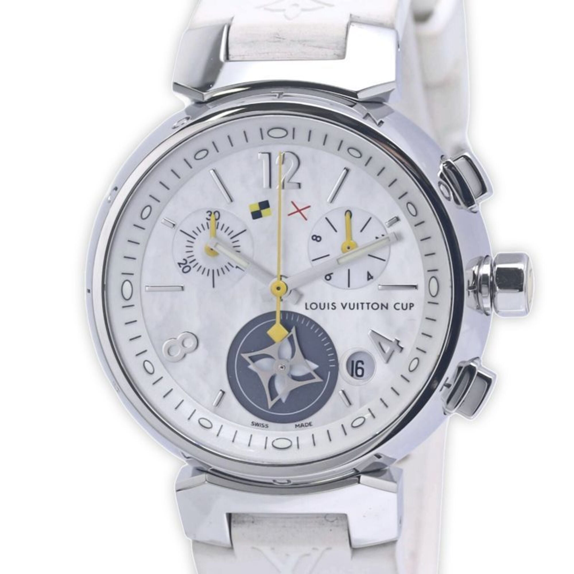 LOUIS VUITTON Tambour Lovely Cup MM Chronograph Q132C2 Women\'s Watch 40315