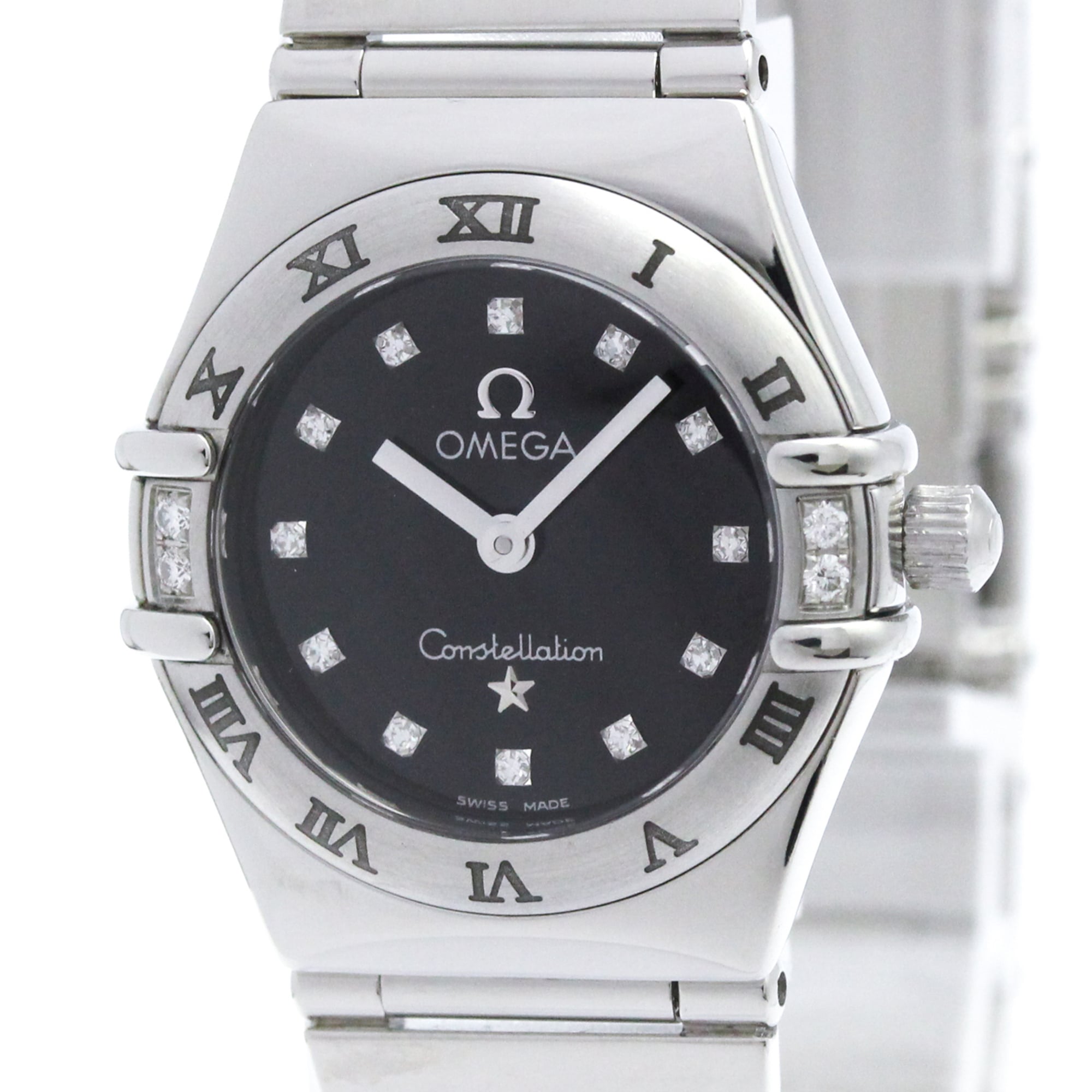 OMEGA Constellation My Choice Diamond Quartz Watch 1566.56 Polished