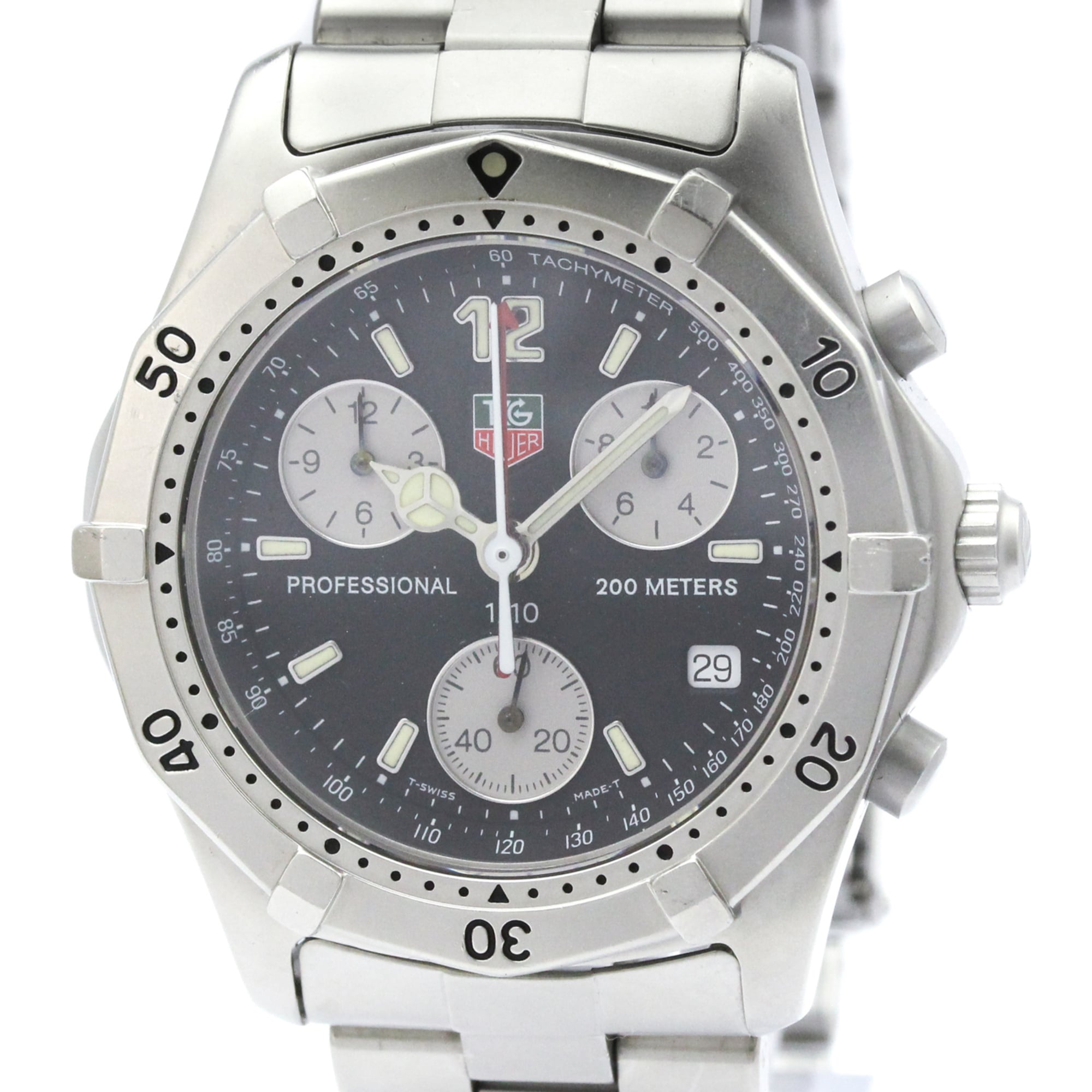 TAG HEUER 2000 Classic Professional Chronograph Watch CK1110