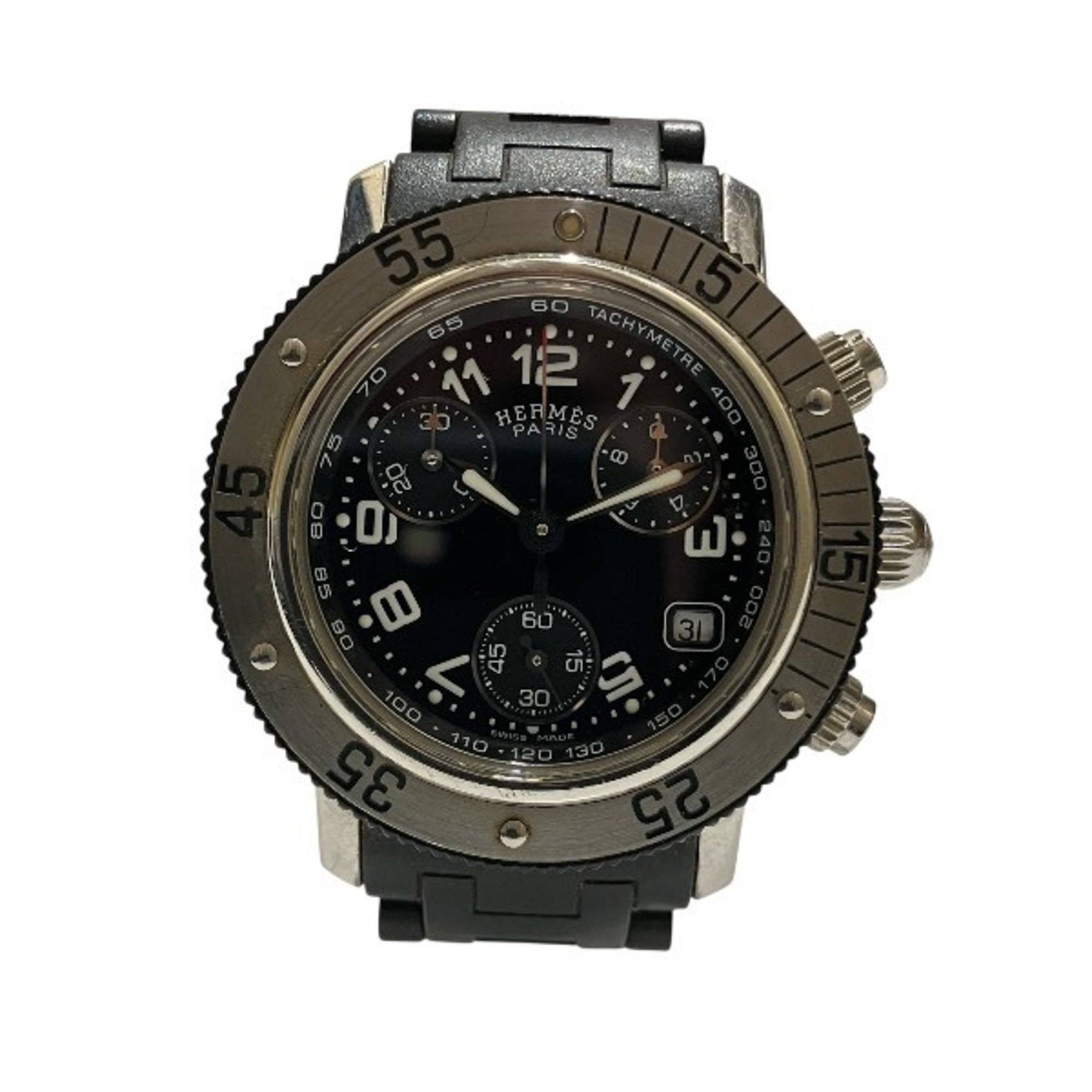 Hermes Clipper Diver CL2 315 Quartz Watch for Women