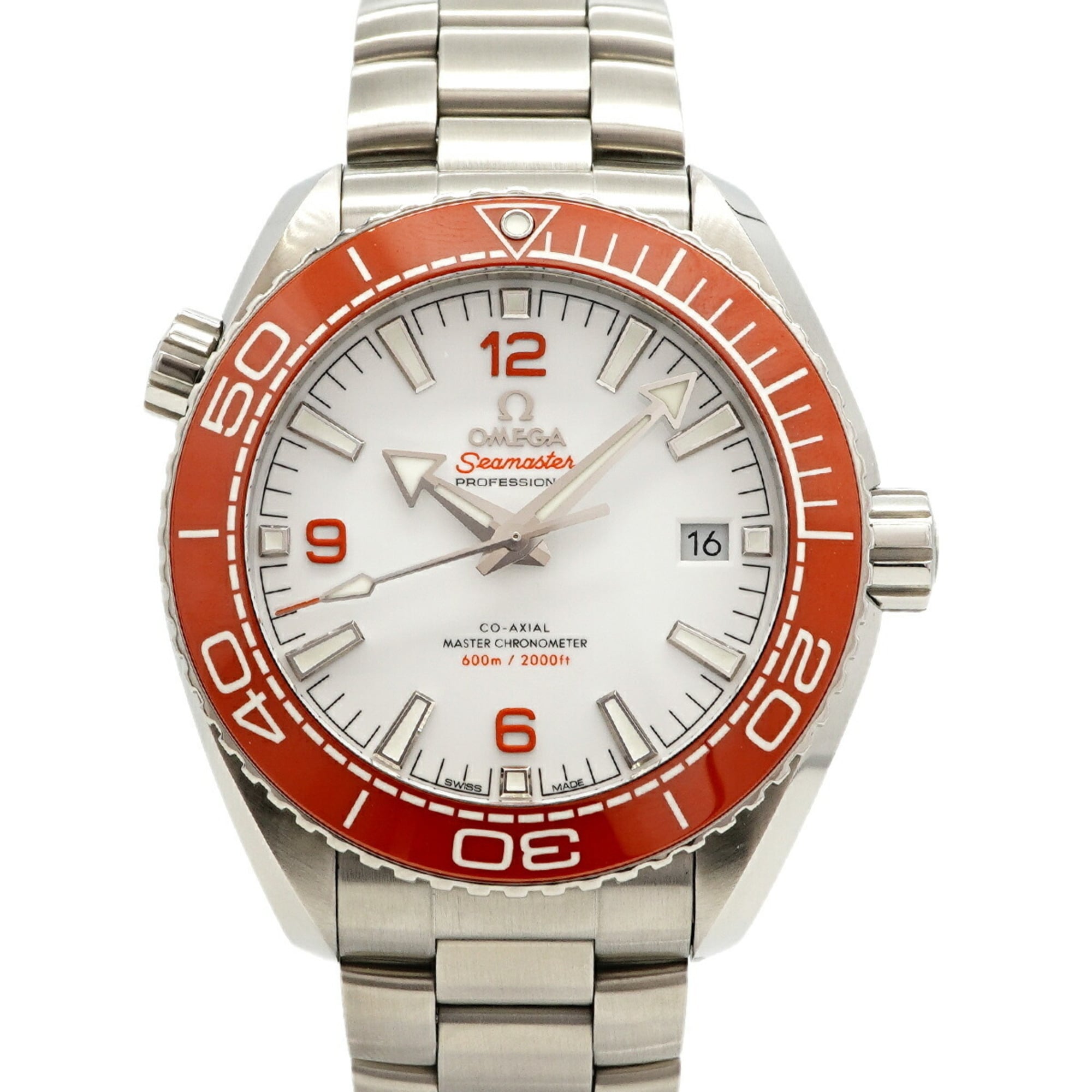 Omega Seamaster Planet Ocean 215.30.44.21.04.001 White Dial Men\'s Watch