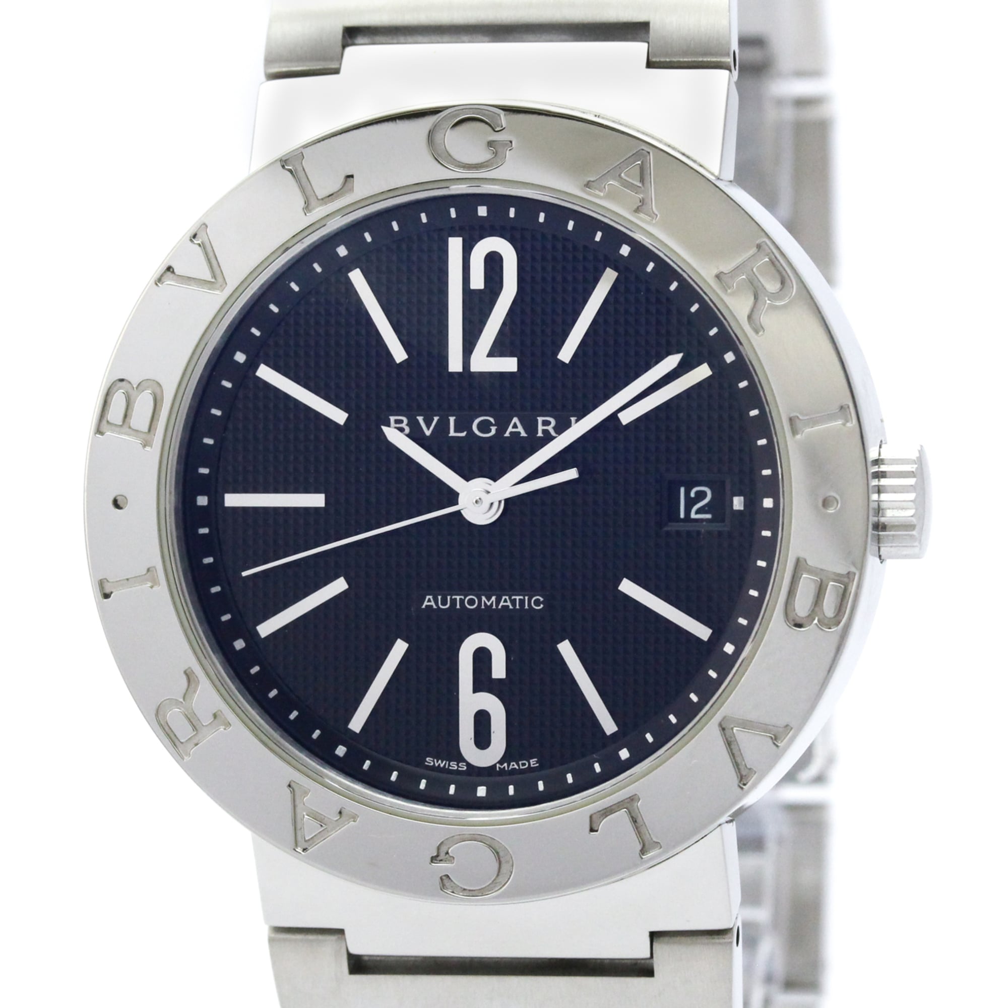 BVLGARI BVLGARI-BVLGARI Steel Automatic Mens Watch BB38SS AUTO Polished