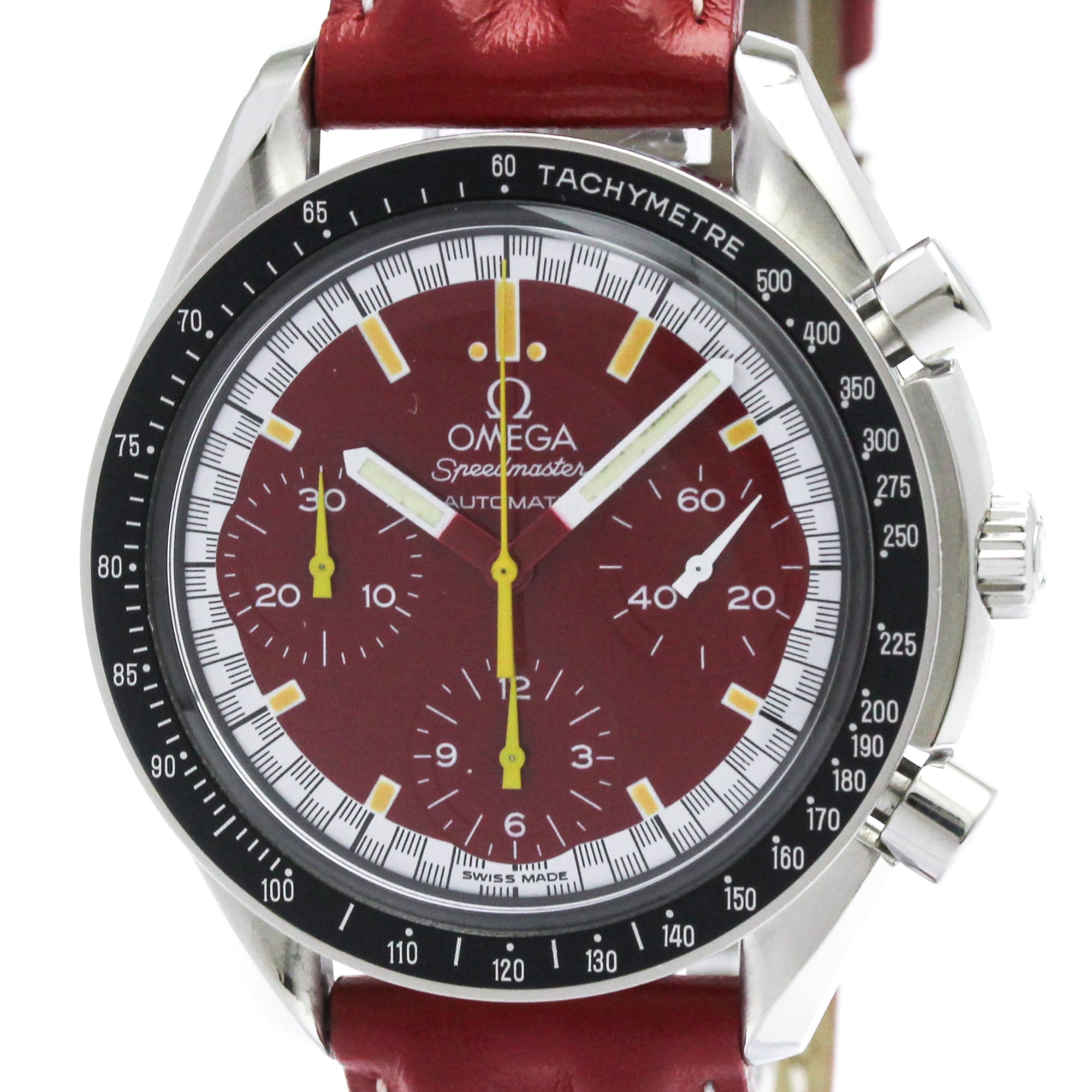 OMEGA Speedmaster Michael Schumacher Red Dial Watch 3810.61 Polished