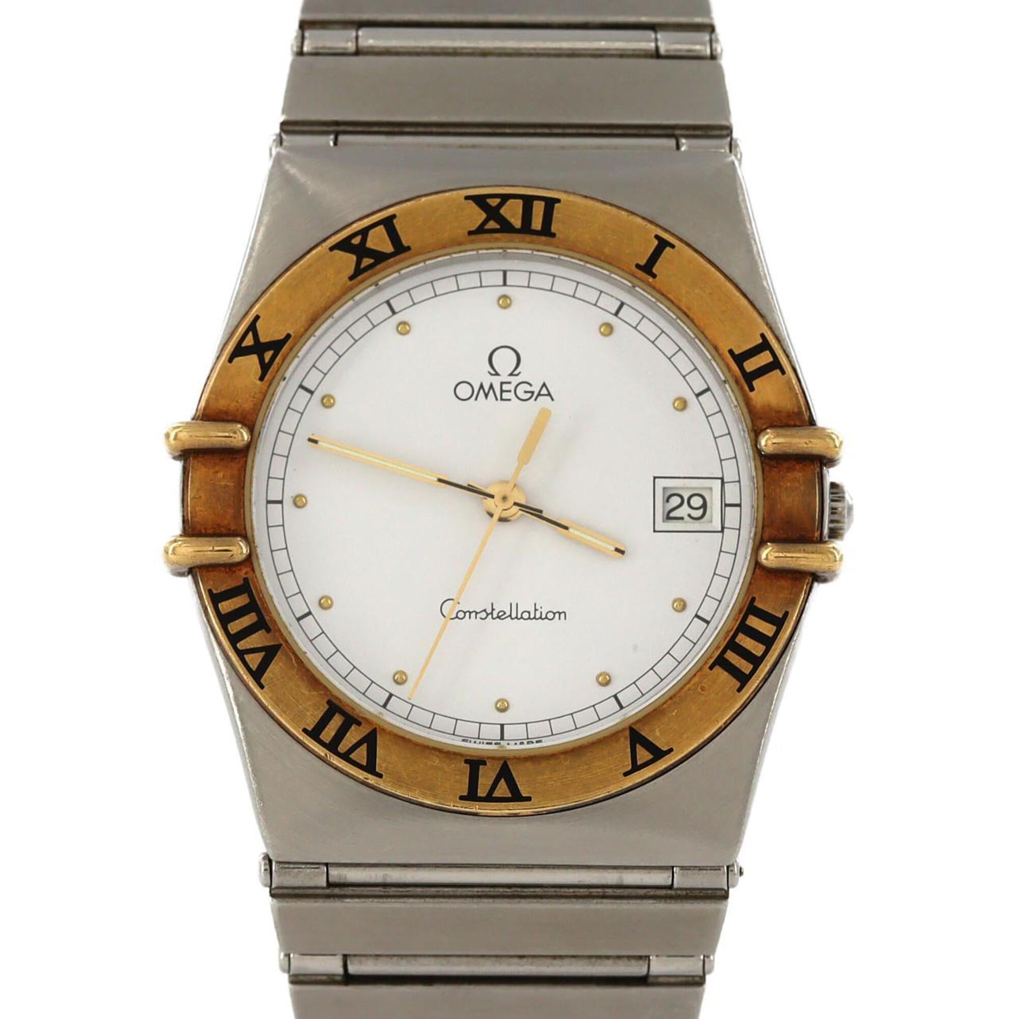 Omega Constellation Two-Tone 1410.20 SSxYG Quartz Watch