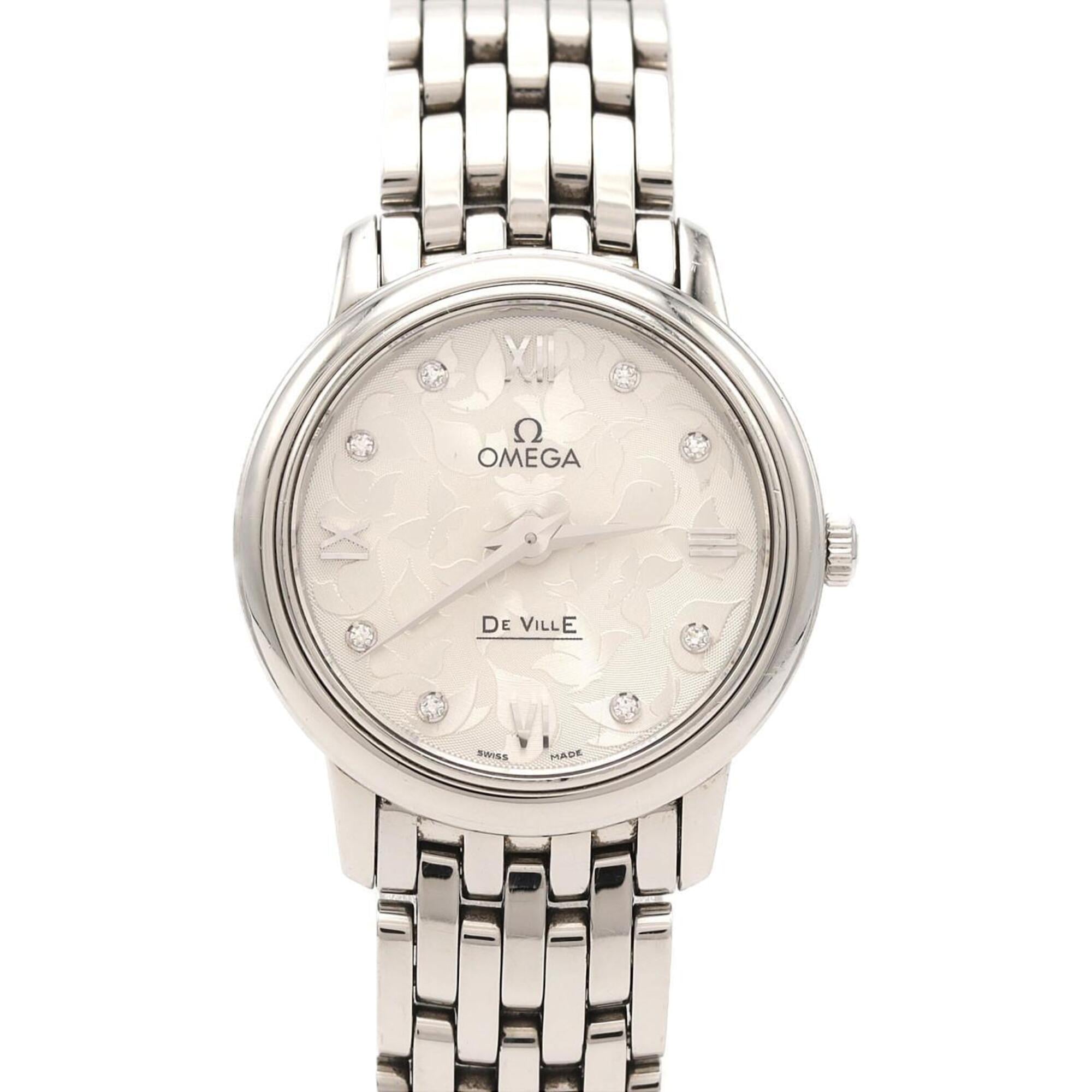 Omega De Ville Prestige Butterfly 8P 424.10.27.60.52.001 Stainless Steel Quartz Watch