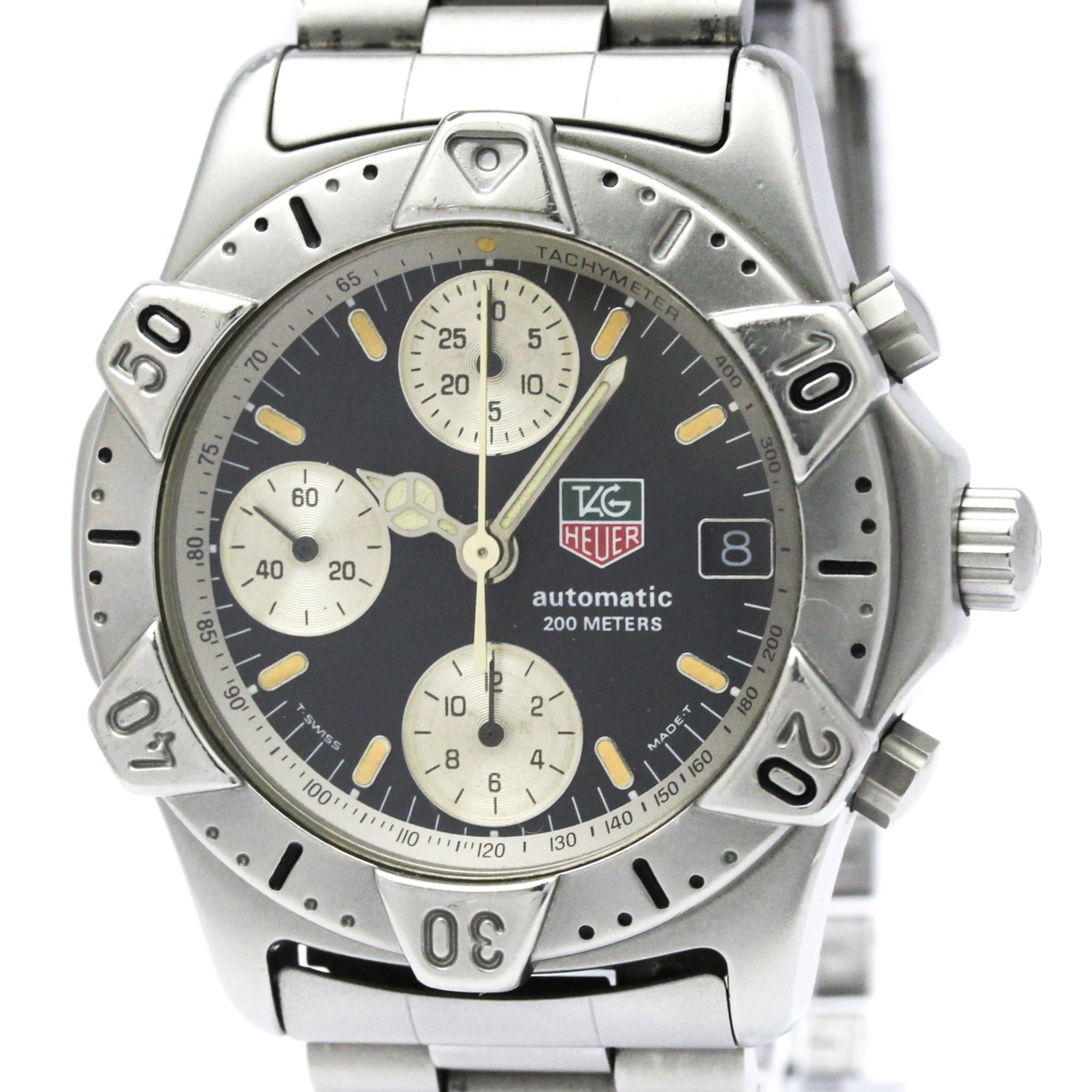 TAG HEUER Chronograph Diver Steel Automatic Mens Watch 740.306