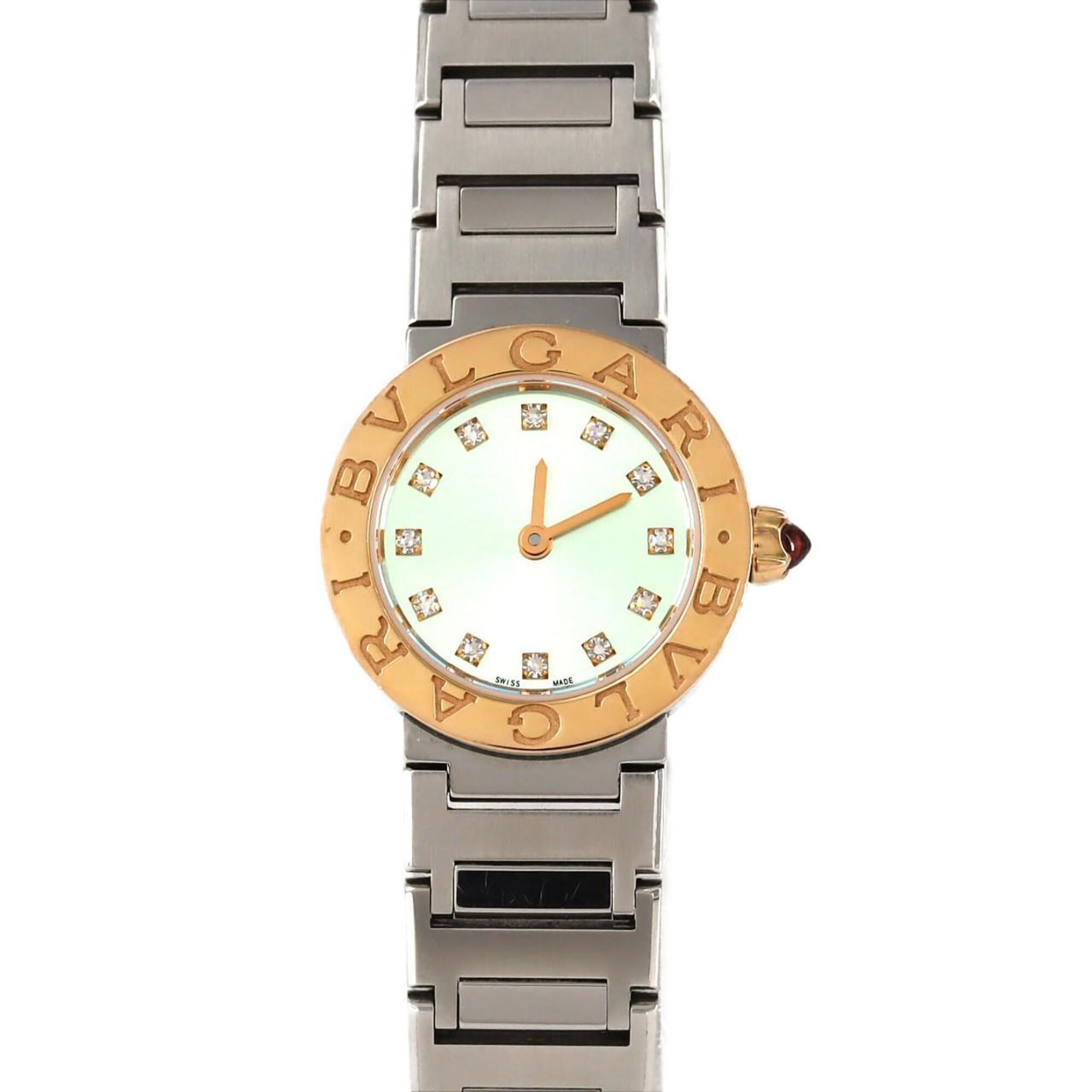 Bvlgari PG Combination 12P LIMITED BB23SG 103860 SSxPG Quartz Watch