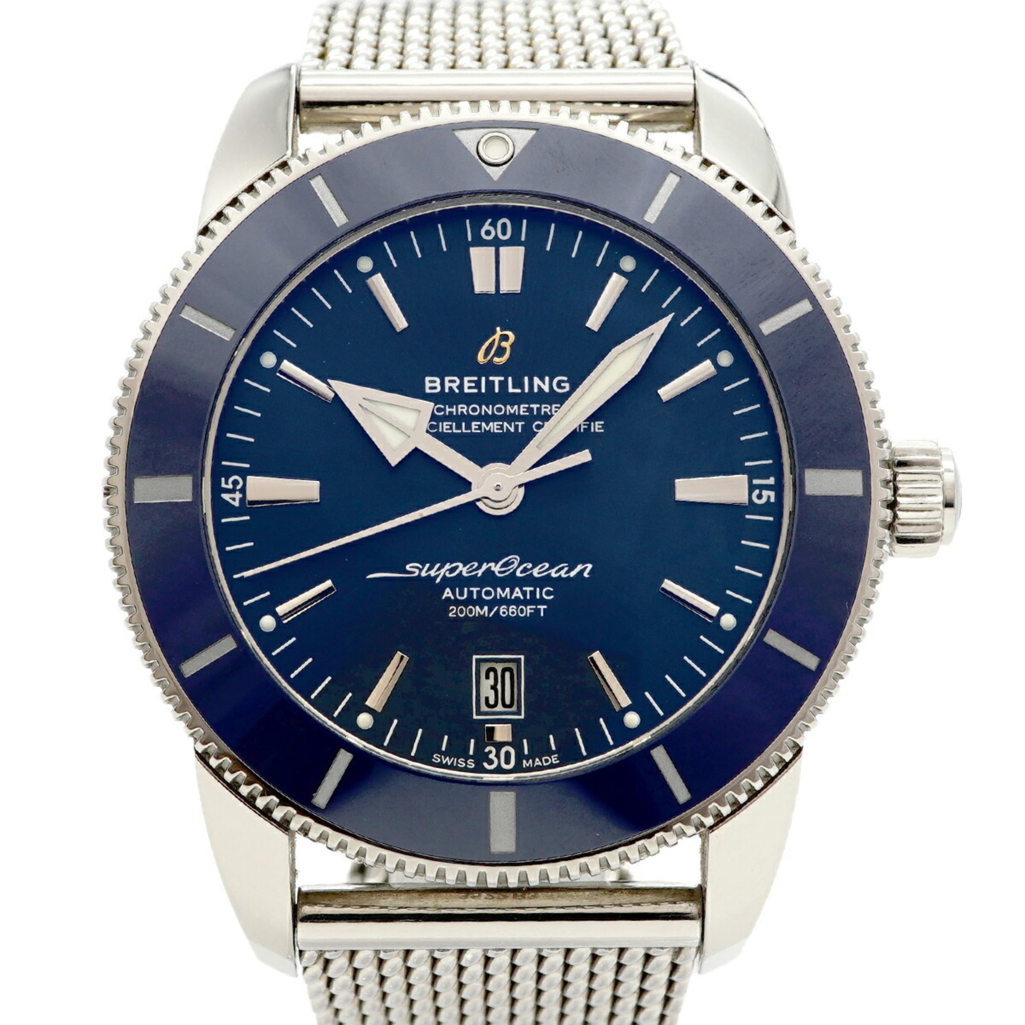 Breitling Superocean AB2020 Blue Dial Men\'s Watch