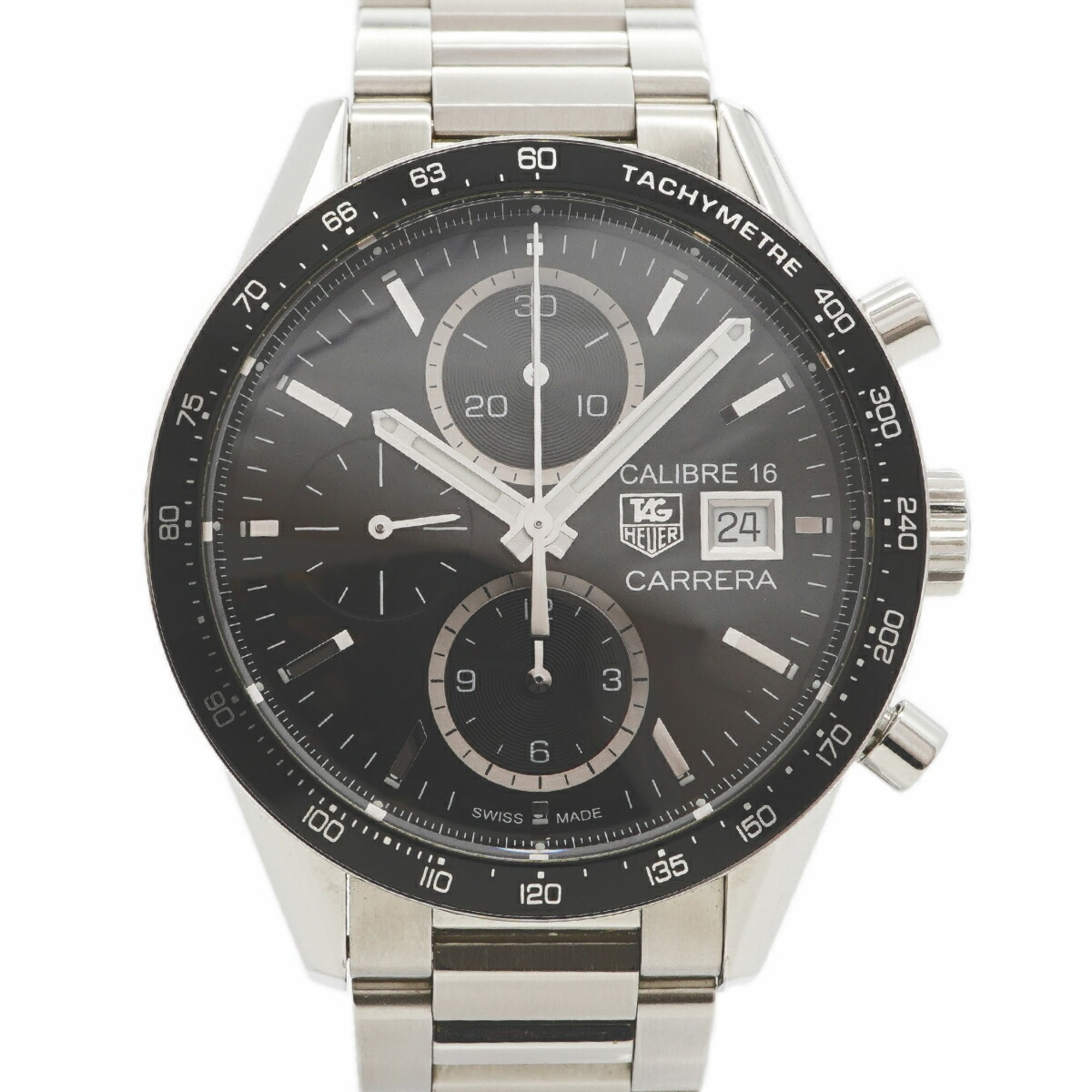 TAG Heuer Carrera Calibre 16 CV201AJ Black Dial Men\'s Watch