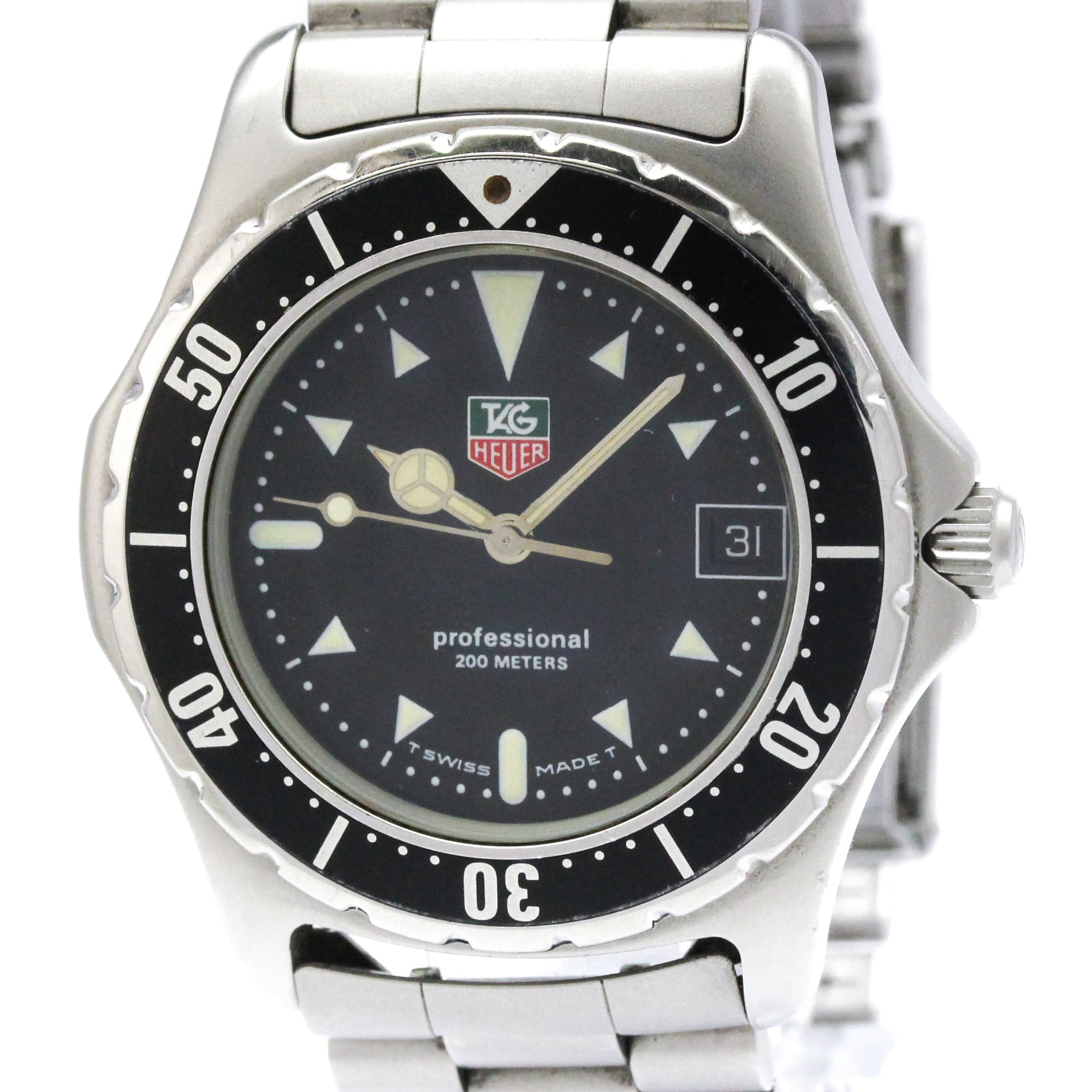 TAG HEUER Professional Chronograph Steel Quartz Mens Watch 973.006