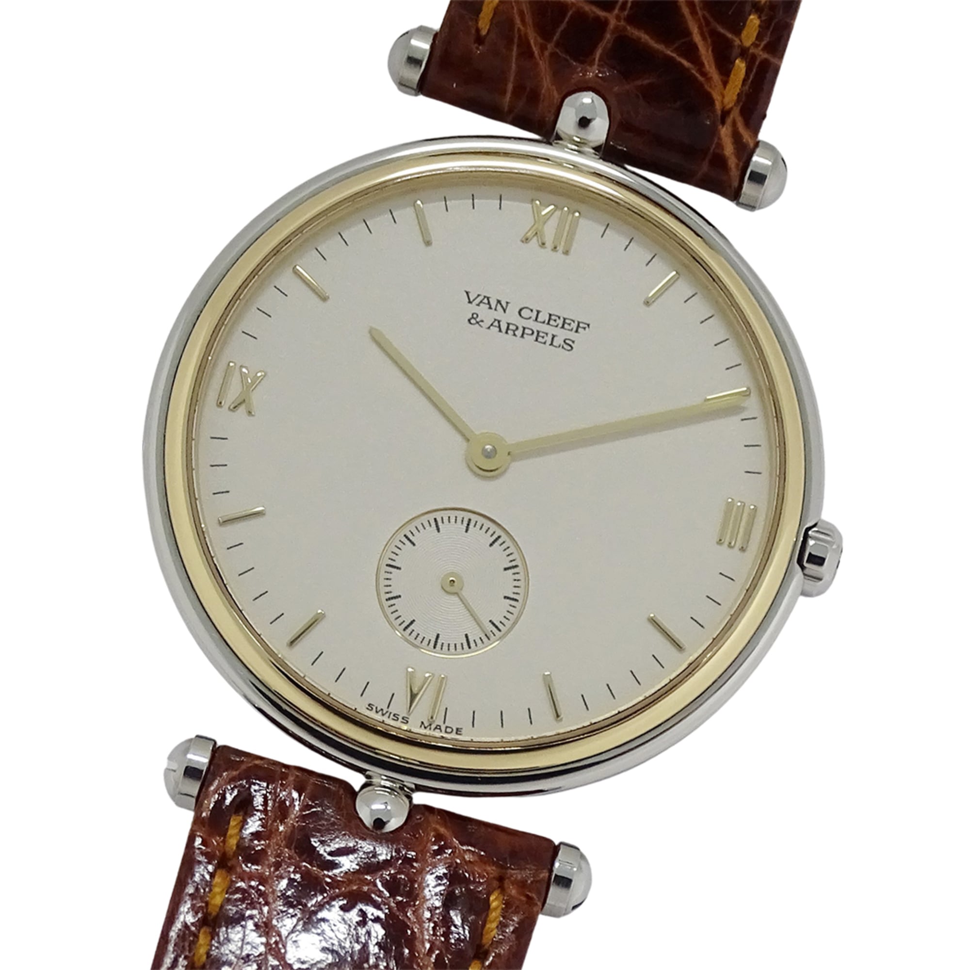 Van Cleef & Arpels men\'s watch, La Collection, small seconds, quartz movement, stainless steel (SS)