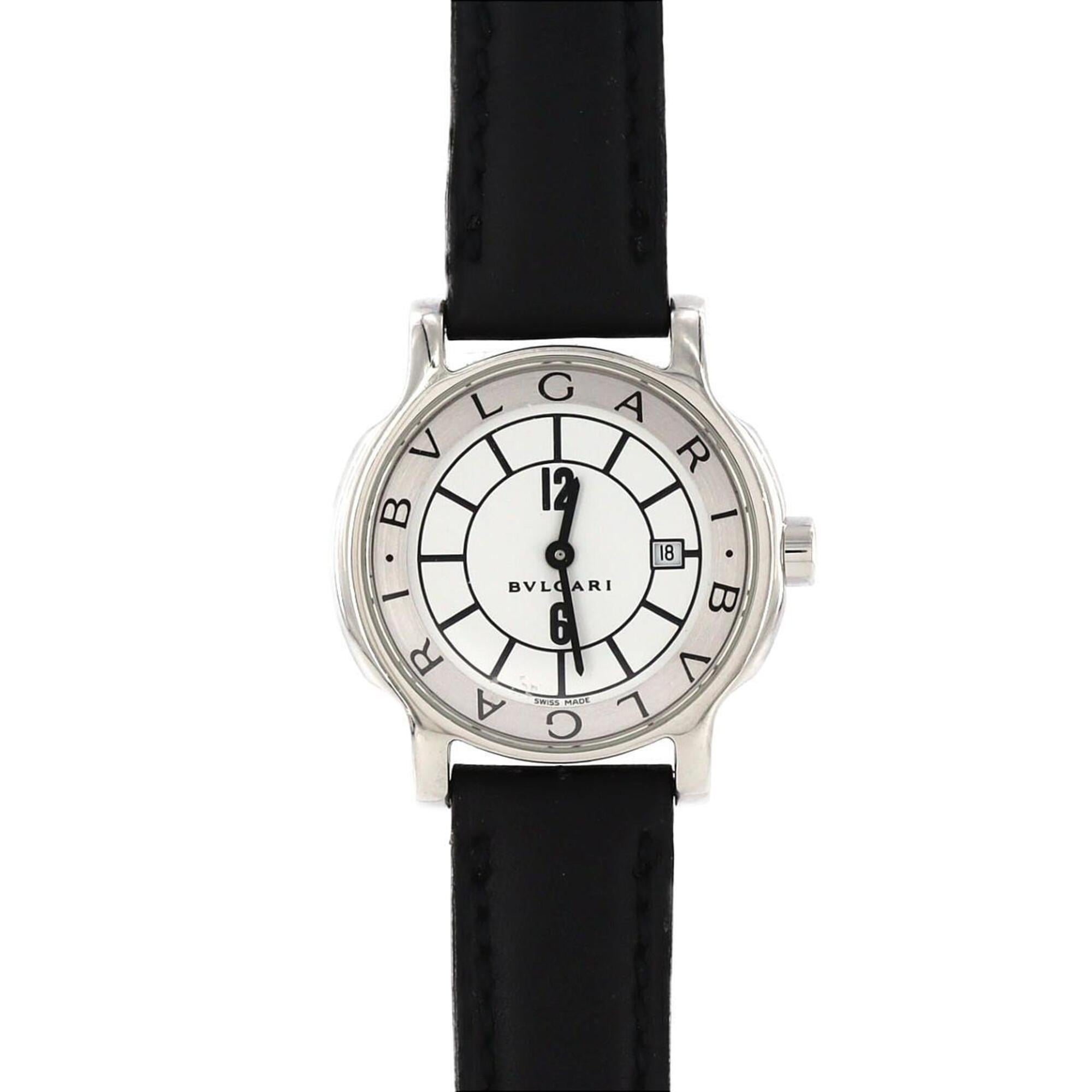 Bulgari Solotempo ST29S Stainless Steel Quartz Watch